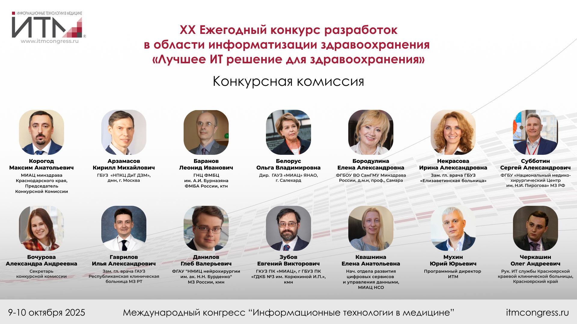 XX Ежегодный конкурс разработок в области информатизации здравоохранения «Лучшее ИТ решение для здравоохранения»